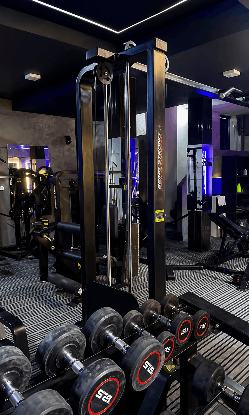 Weight training area Everytime Fitness